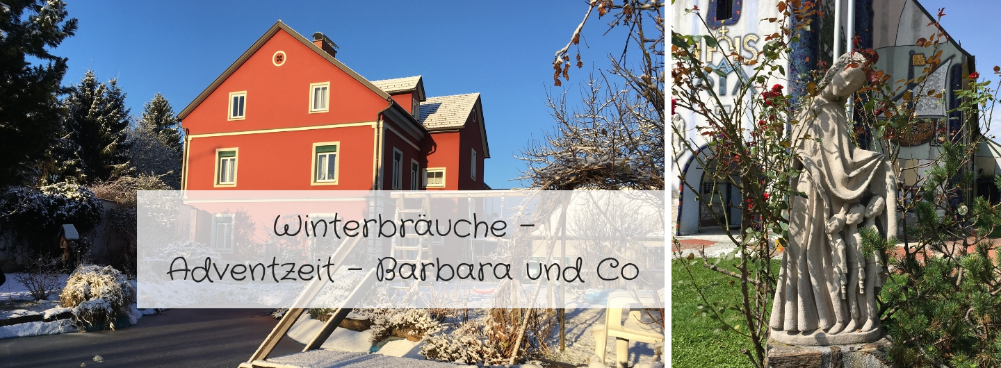 Winterbräuche - Adventzeit - Barbarazweige und Co