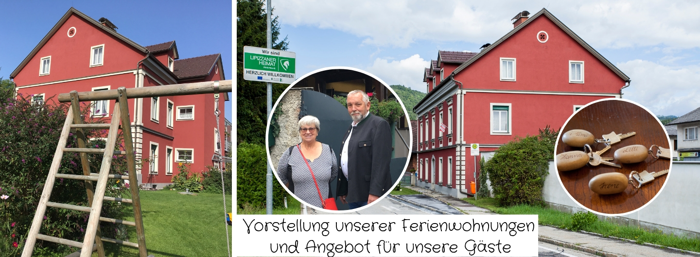 Vorstellung unserer Ferienwohnungen in Köflach und Maria Lankowitz und welches Angebot bzw. Service dürfen sich unsere Gäste von Hannerl & Luis erwarten